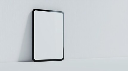 Poster - Isolated white tablet featuring a blank display
