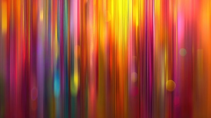 Leinwandbilder - Vertical lines with a colorful blurred background