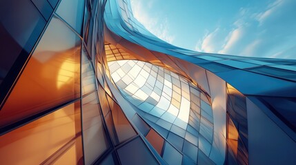 Poster - Modern architectural design and construction techniques