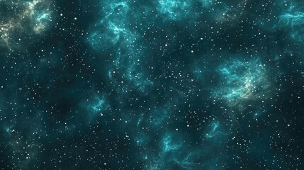Poster - Outer space background texture in 3D cartoon rendering style