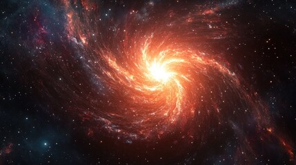 Poster - 3D cartoon depiction of a star field in deep space light years away from Earth