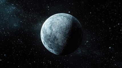 Aufkleber - High quality space background in 3D cartoon rendering