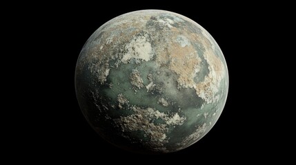 Aufkleber - Trustful texture of a 3D cartoon rendered Earth like planet