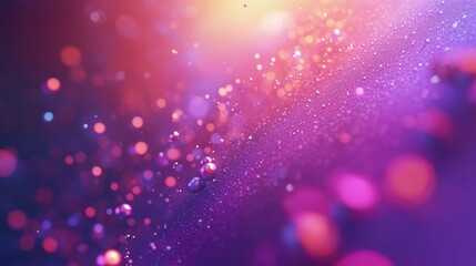 Fototapete - Abstract light bokeh background in 3D cartoon rendering