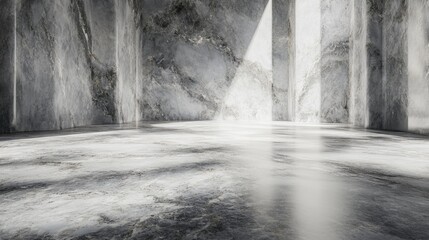 Poster - 3D rendering of a marble background