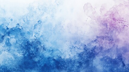 Poster - 3D rendering of an abstract blue purple background featuring imitation watercolor stains creating a grunge element for digital paper design Abstract wallpaper