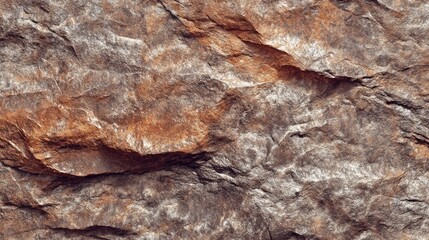 Poster - 3D rendering of a brown stone surface