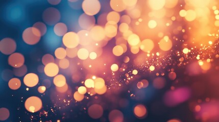 Aufkleber - 3d rendering of light rays with bokeh effects