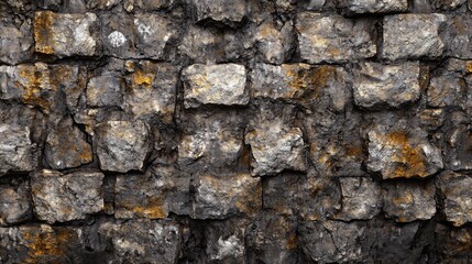 Poster - 3D Rendering of a Textured Brick Wall Background