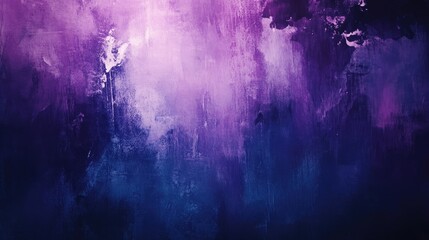 Poster - 3D rendering of an abstract blue purple background featuring imitation watercolor stains creating a grunge element for digital paper design Abstract wallpaper