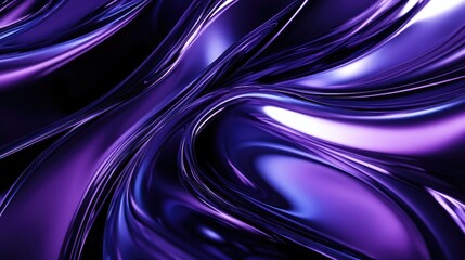 Poster - 3D rendering of an abstract background in violet and blue hues