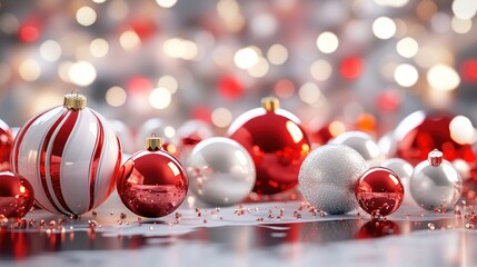 Poster - Creative abstract festive background decoration with 3D rendering