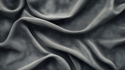 Poster - 3D rendering of a gray suede background