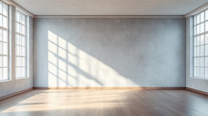Poster - Empty interior with 3D rendering