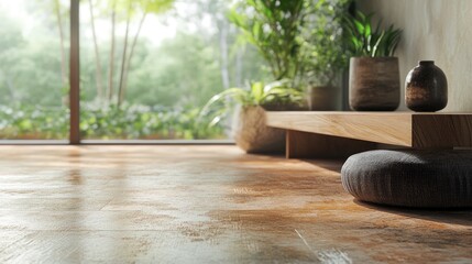 Poster - 3D rendering of a modern floor design