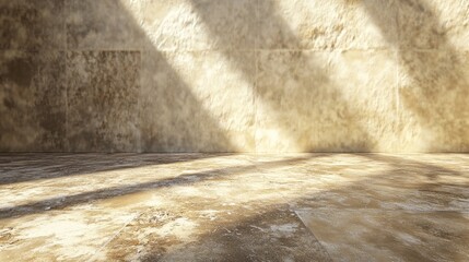 Poster - 3D rendering of a brown marble surface