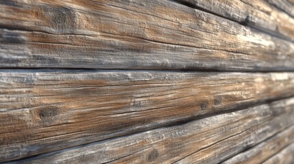 Poster - 3D Rendering of a Weathered Wood Texture