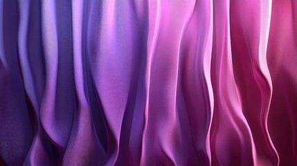 Poster - 3D rendering of an abstract curtain background