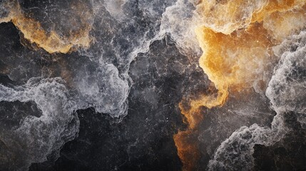 Poster - 3D rendering of a dark onyx marble textured background