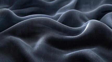 Poster - 3D rendering of a fabric background