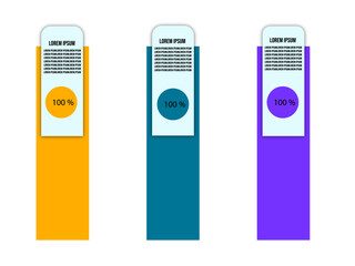 infographic template pie charts. Tree infographic design. Infographic timeline background. A diagram of a set of steps