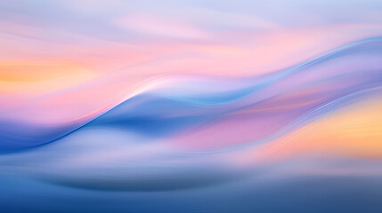 Poster - Abstract background with colorful waves