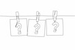 © Simple Line - National Trivia Day. Reminders note paper with question mark written inside, hanging with cloth pin on clothesline. Celebrating annual event concept. Vector design illustration art. © Simple Line - National Trivia Day. Reminders note paper with question mark written inside, hanging with cloth pin on clothesline. Celebrating annual event concept. Vector design illustration art.