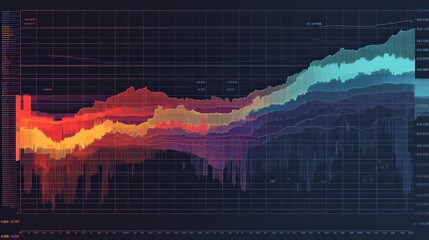 Poster - a stock index table displaying a comparison between leading stock indices. the data includes current