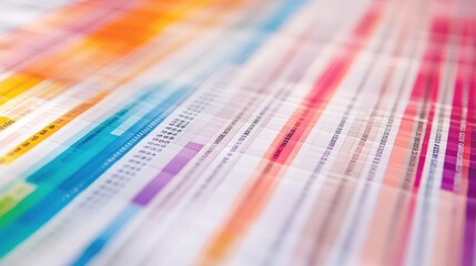 Poster - a stock index table that presents the top-performing stock indices, showing changes in the market va