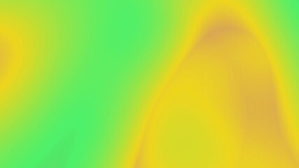 Wall Mural - vibrant gradient motion background with smooth color transitions in green and yellow tones. abstract