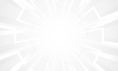 Wall Mural - black and white gradient ray burst style background vector design
