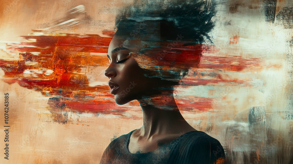 A Dynamic Create a dynamic image with movement, energy, and layered elements that ...