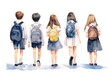 © Rawpixel.com - Footwear backpack student shorts.