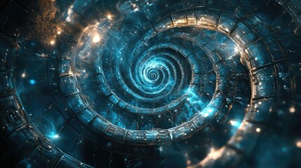 Poster - Swirl of time High quality image