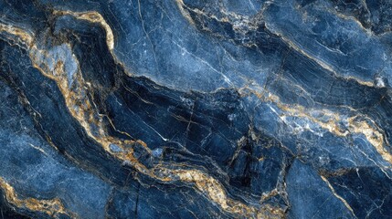 Poster - Blue abstract marble granite texture a natural stone background for panoramic designs