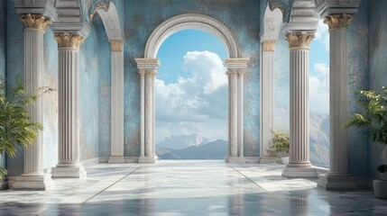 Poster - Architectural design backdrop
