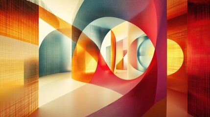 Poster - Abstract geometric structure