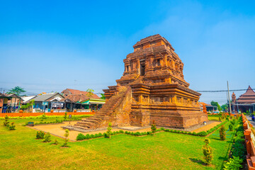 Wall Mural - The ruins of Gunung Gangsir temple (Kebon Candi) is a Hindu temple built around the 11th century using bricks located in Pasuruan, East Java.