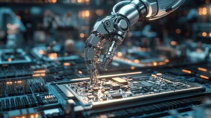 Poster - Robotic Hand Interacting with Circuit Board
