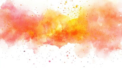 Wall Mural - Abstract watercolor sparkle background on white