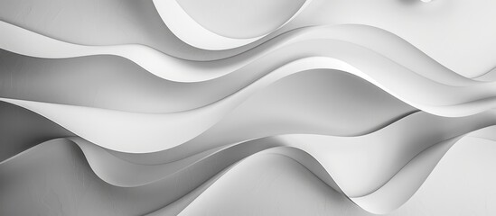 Poster - Abstract Design Of Monochrome Grey Paper Background Empty Space