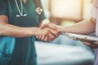 © AlAfiq - Healthcare Professionals Shaking Hands in Agreement