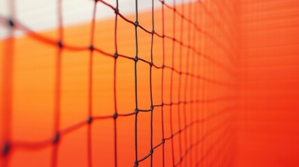 Orange and Black Net