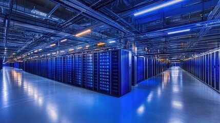 Poster - Aisle Perspective of Data Center Operation