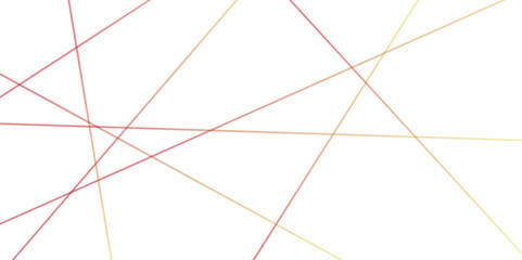 Abstract geometric yellow and pink compination luxury colour line pattern on white background.