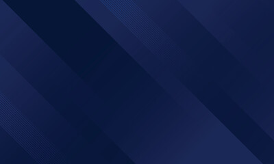 Poster - modern dynamic striped dark blue abstract background for presentation template design