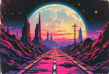 Wall Mural - city landscape