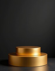 Wall Mural - gold podium