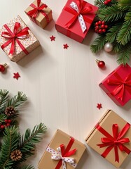 Wall Mural - christmas gift box