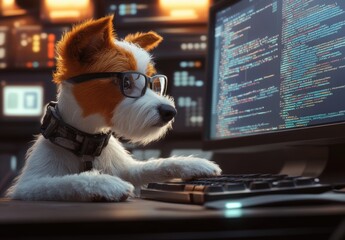 Dog Coder.